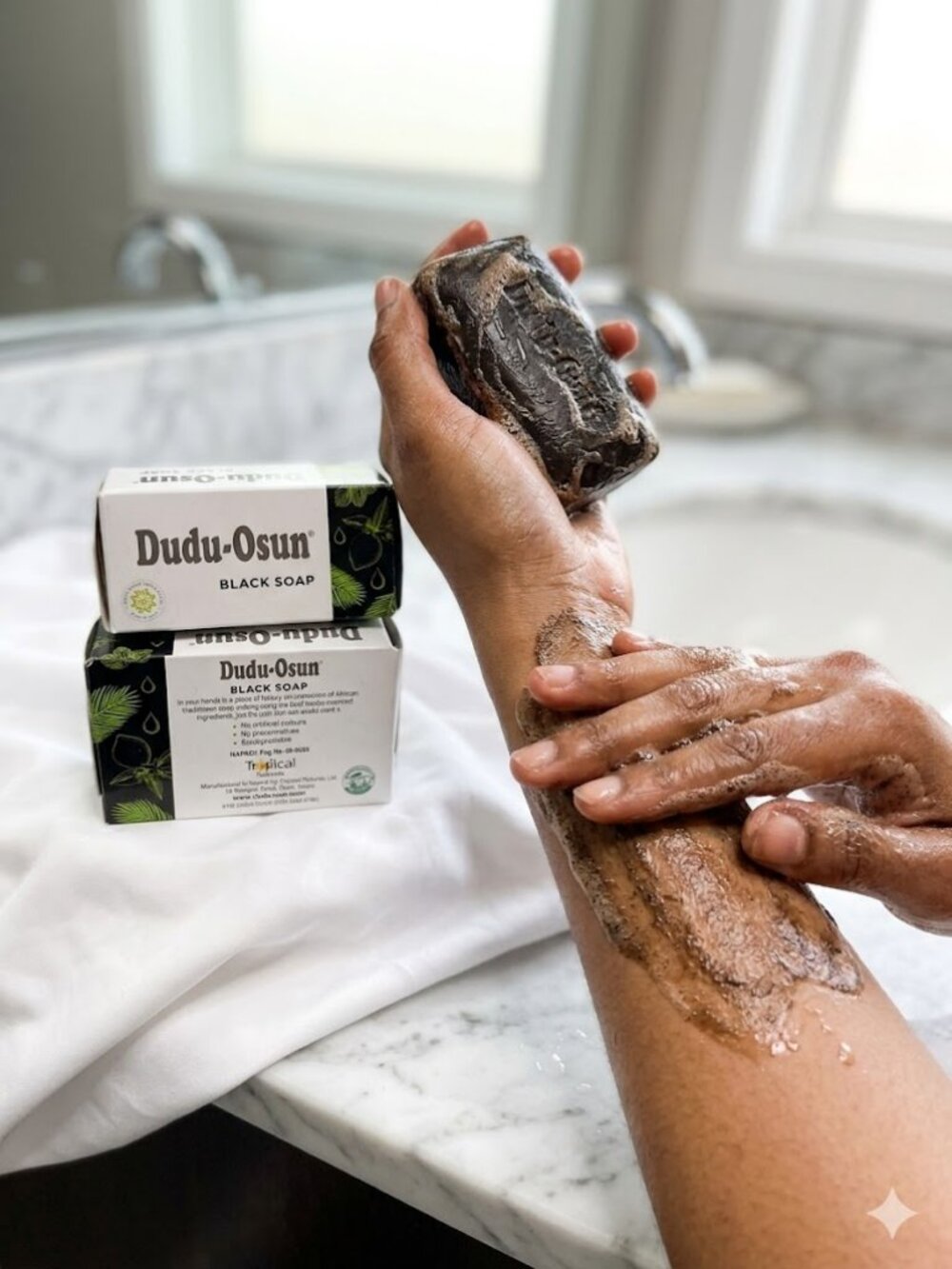 Dudu-Osun African Black Soap 150g | Natural Acne Treatment | Shea Butter & Aloe